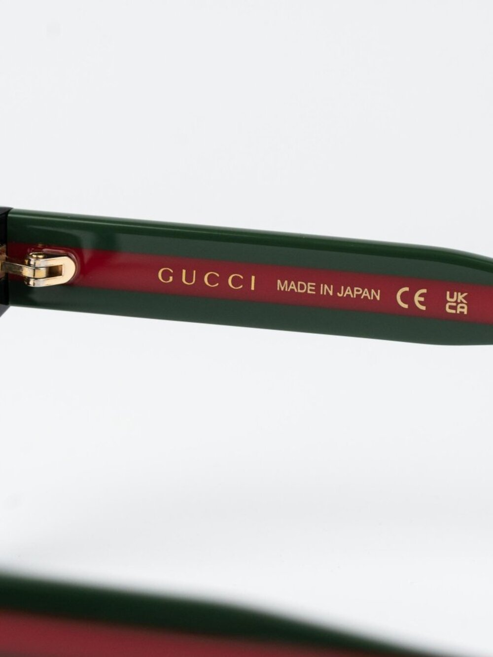Gucci Men Eyeglasses Black Green Square GG1992O 001 NEW AUTHENTIC - Picture 8 of 10